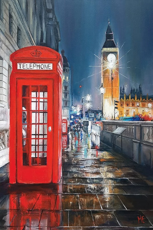 Londoner Telefonzelle Leinwand