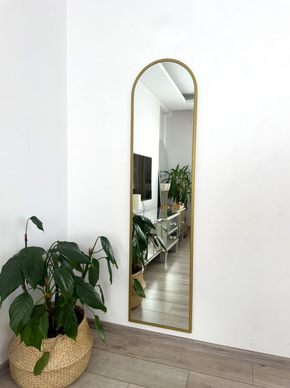 Ovaler Standspiegel in 3 Farben | 160×40 cm