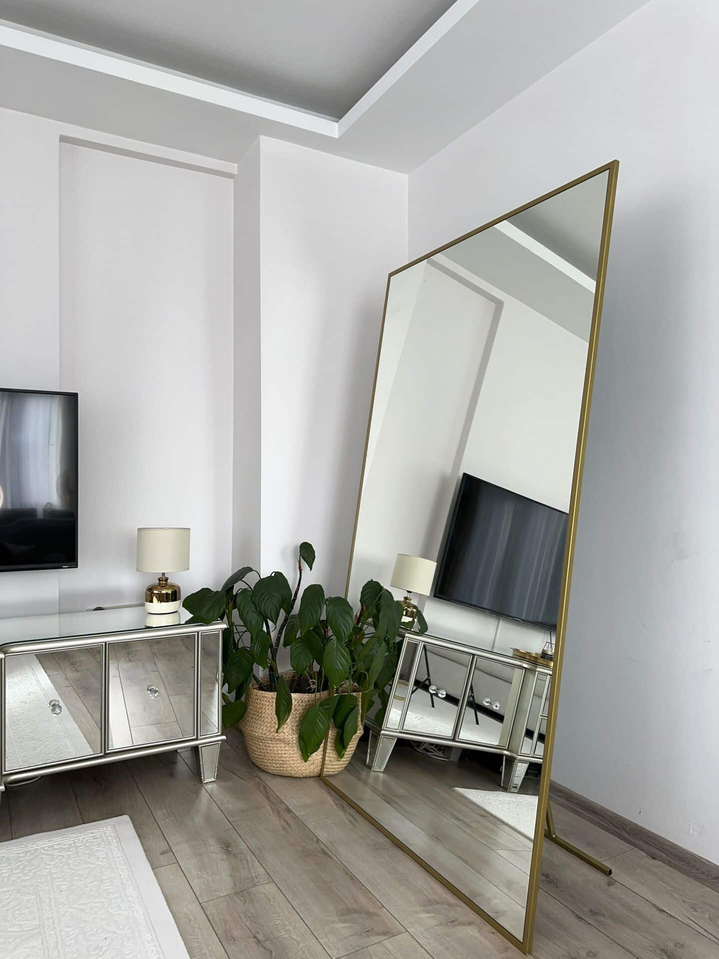 Rechteck Standspiegel in 3 Farben | 180×100 cm