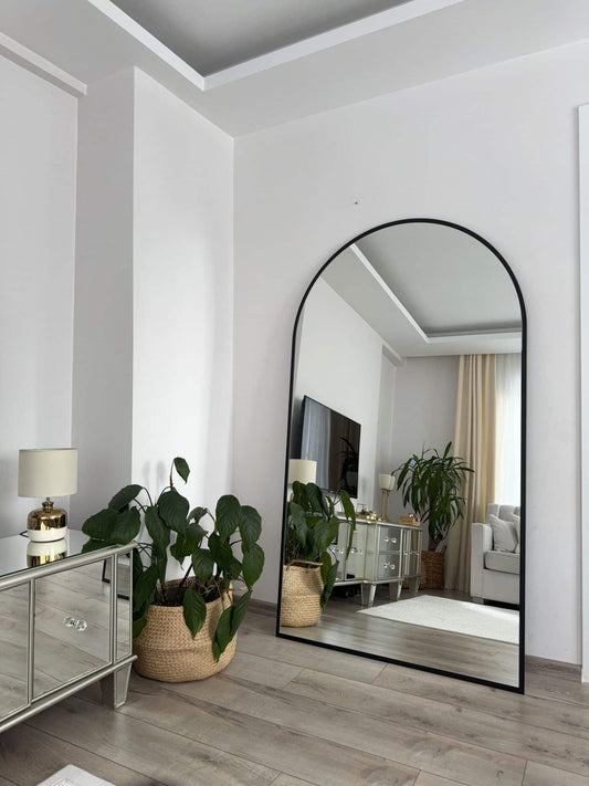 Ovaler Standspiegel in 3 Farben | 180×100 cm