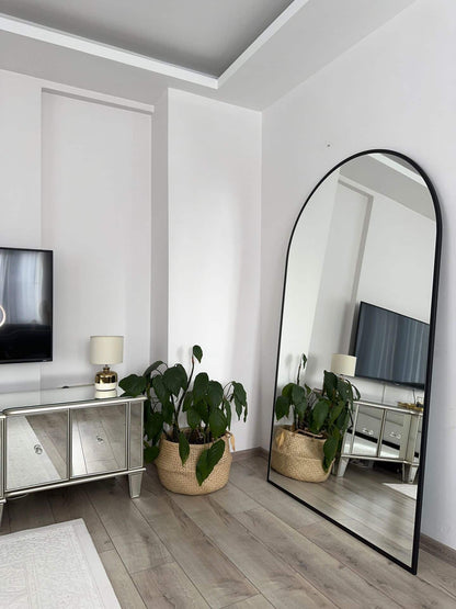 Ovaler Standspiegel in 3 Farben | 180×100 cm