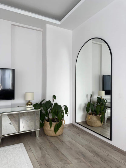 Ovaler Standspiegel in 3 Farben | 180×100 cm