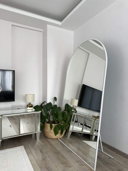 Ovaler Standspiegel in 3 Farben | 180×100 cm