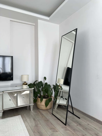 Rechteck Standspiegel in 3 Farben | 180×50 cm