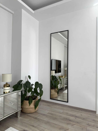 Rechteck Standspiegel in 3 Farben | 180×50 cm