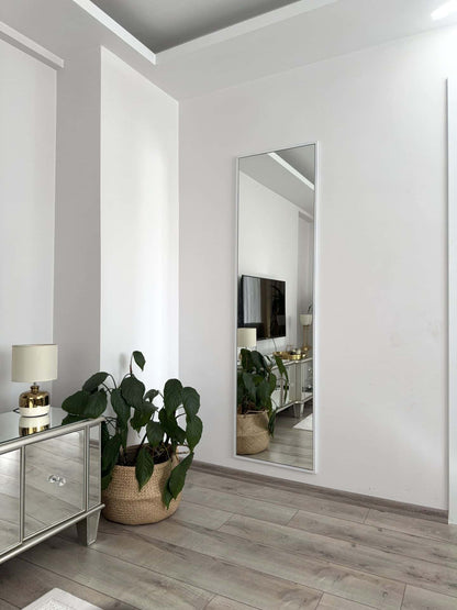 Rechteck Standspiegel in 3 Farben | 180×50 cm