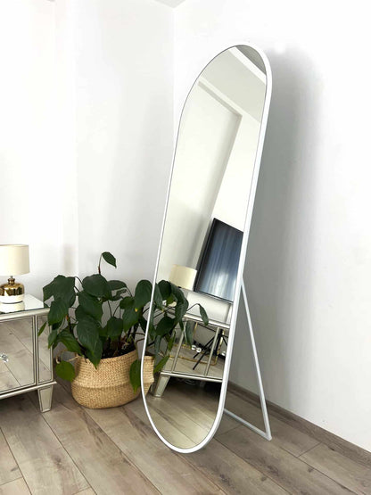 Ellipse Standspiegel in 3 Farben | 180×60 cm