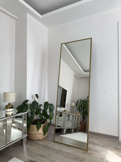 Rechteck Standspiegel in 3 Farben | 180×60 cm