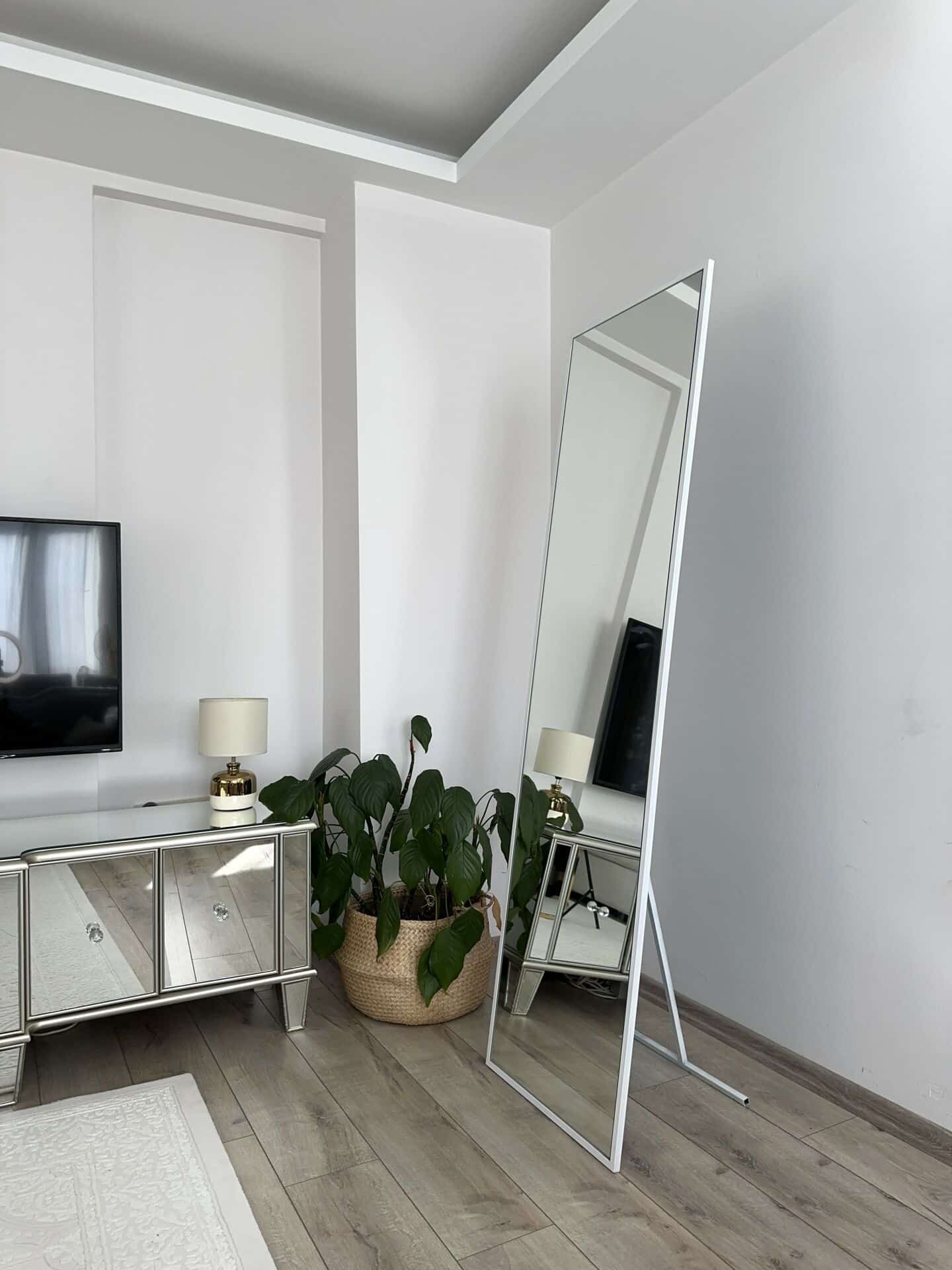 Rechteck Standspiegel in 3 Farben | 180×60 cm