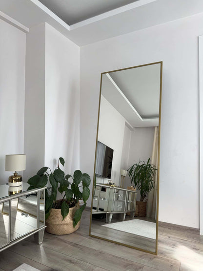 Rechteck Standspiegel in 3 Farben | 180×70 cm