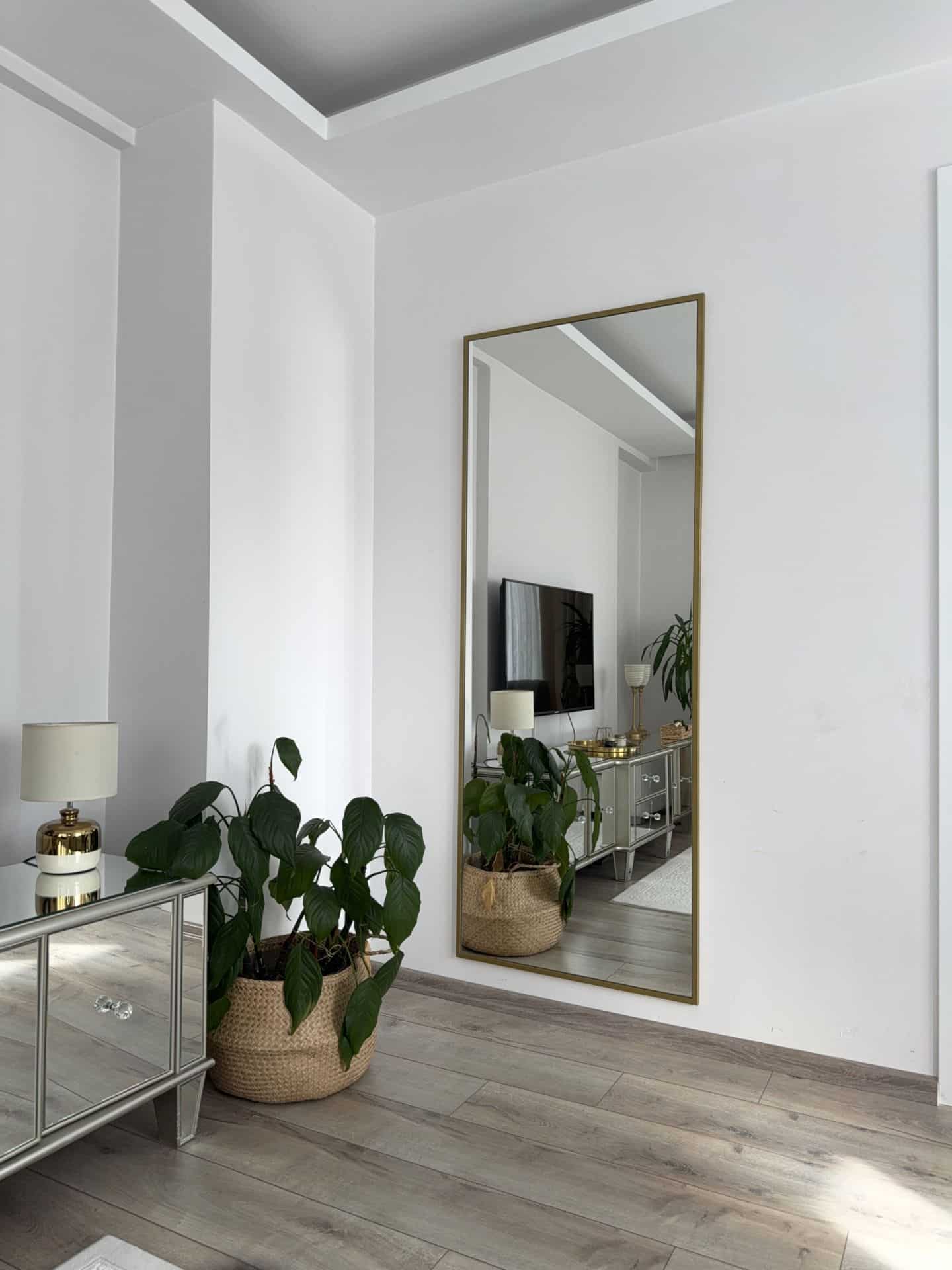 Rechteck Standspiegel in 3 Farben | 180×70 cm