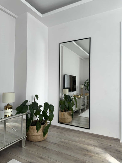 Rechteck Standspiegel in 3 Farben | 180×70 cm