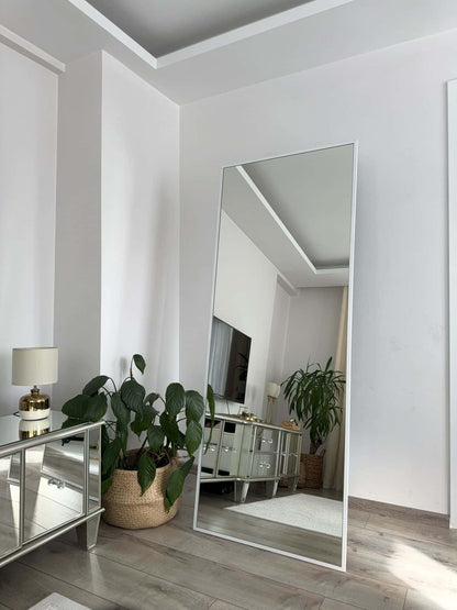 Rechteck Standspiegel in 3 Farben | 180×70 cm