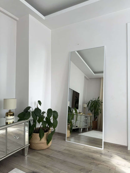 Rechteck Standspiegel in 3 Farben | 180×70 cm