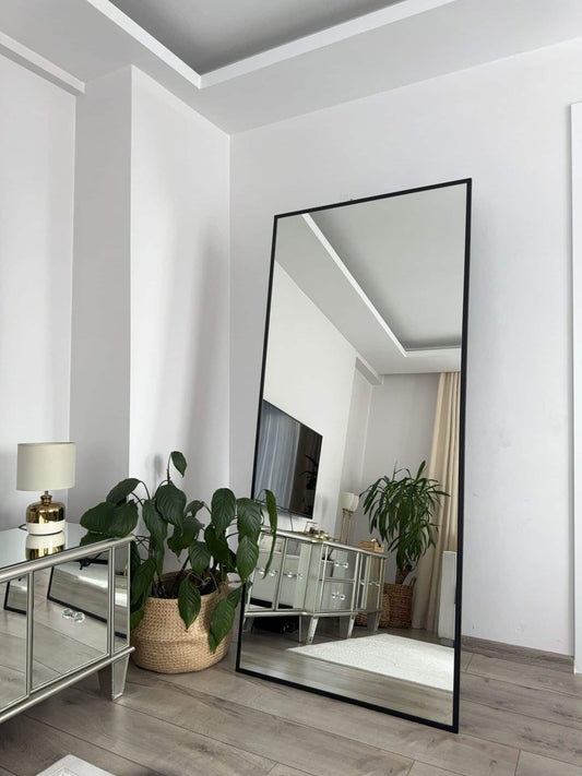 Rechteck Standspiegel in 3 Farben | 180×80 cm