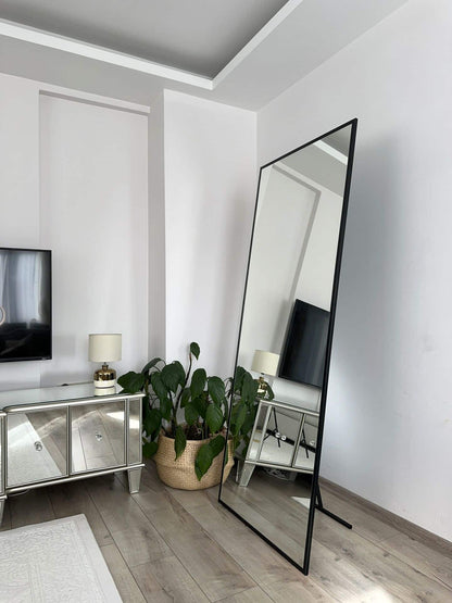 Rechteck Standspiegel in 3 Farben | 180×80 cm