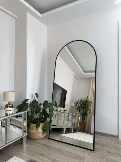 Ovaler Standspiegel in 3 Farben | 180×80 cm