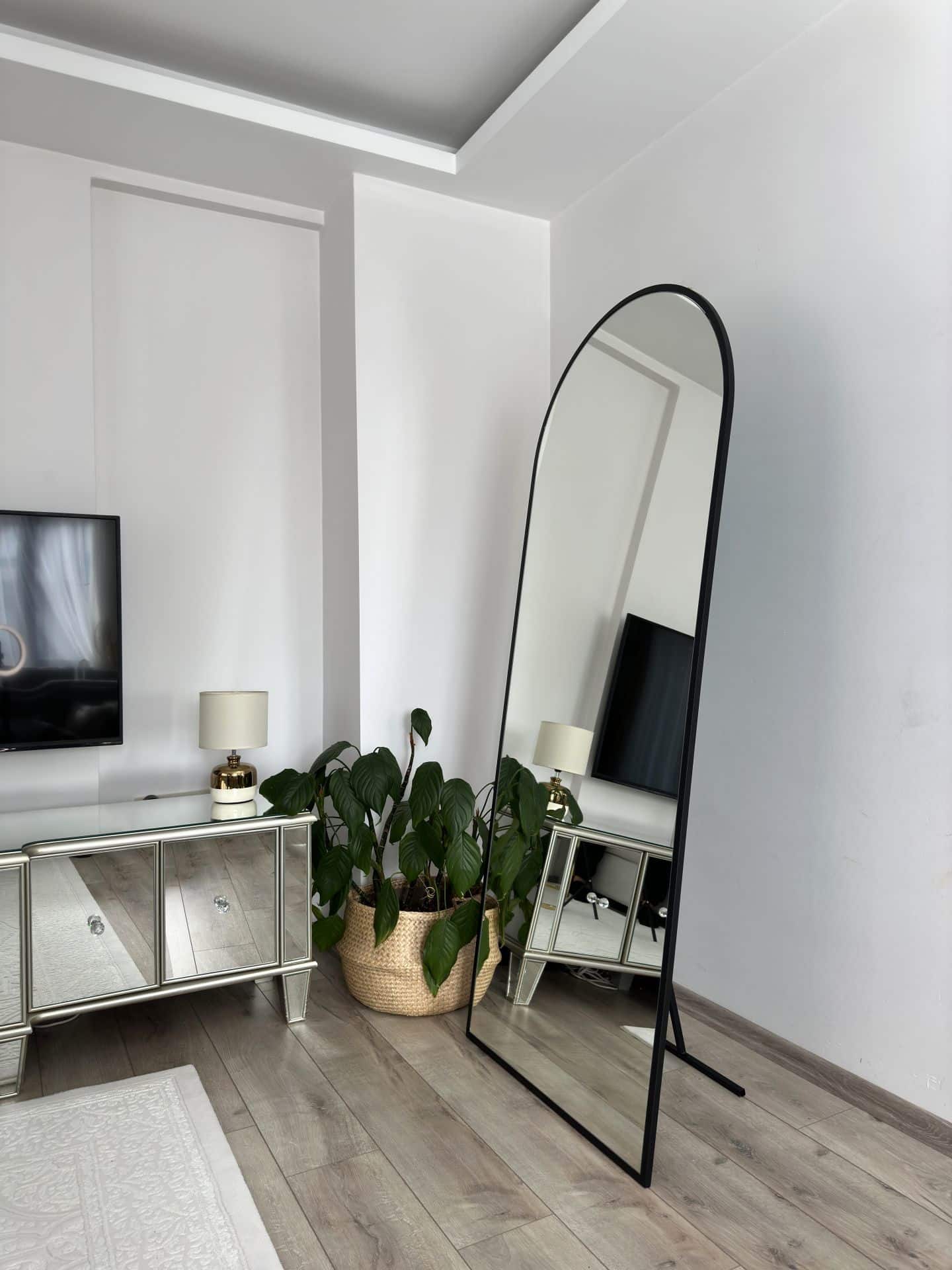 Ovaler Standspiegel in 3 Farben | 180×80 cm