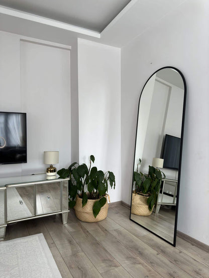 Ovaler Standspiegel in 3 Farben | 180×80 cm