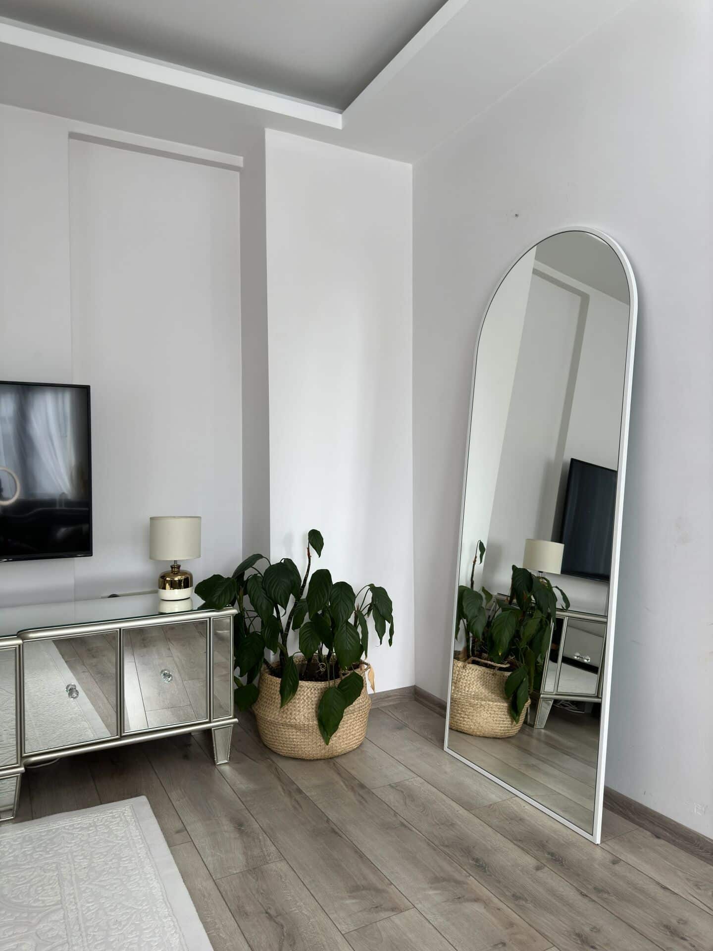 Ovaler Standspiegel in 3 Farben | 180×80 cm