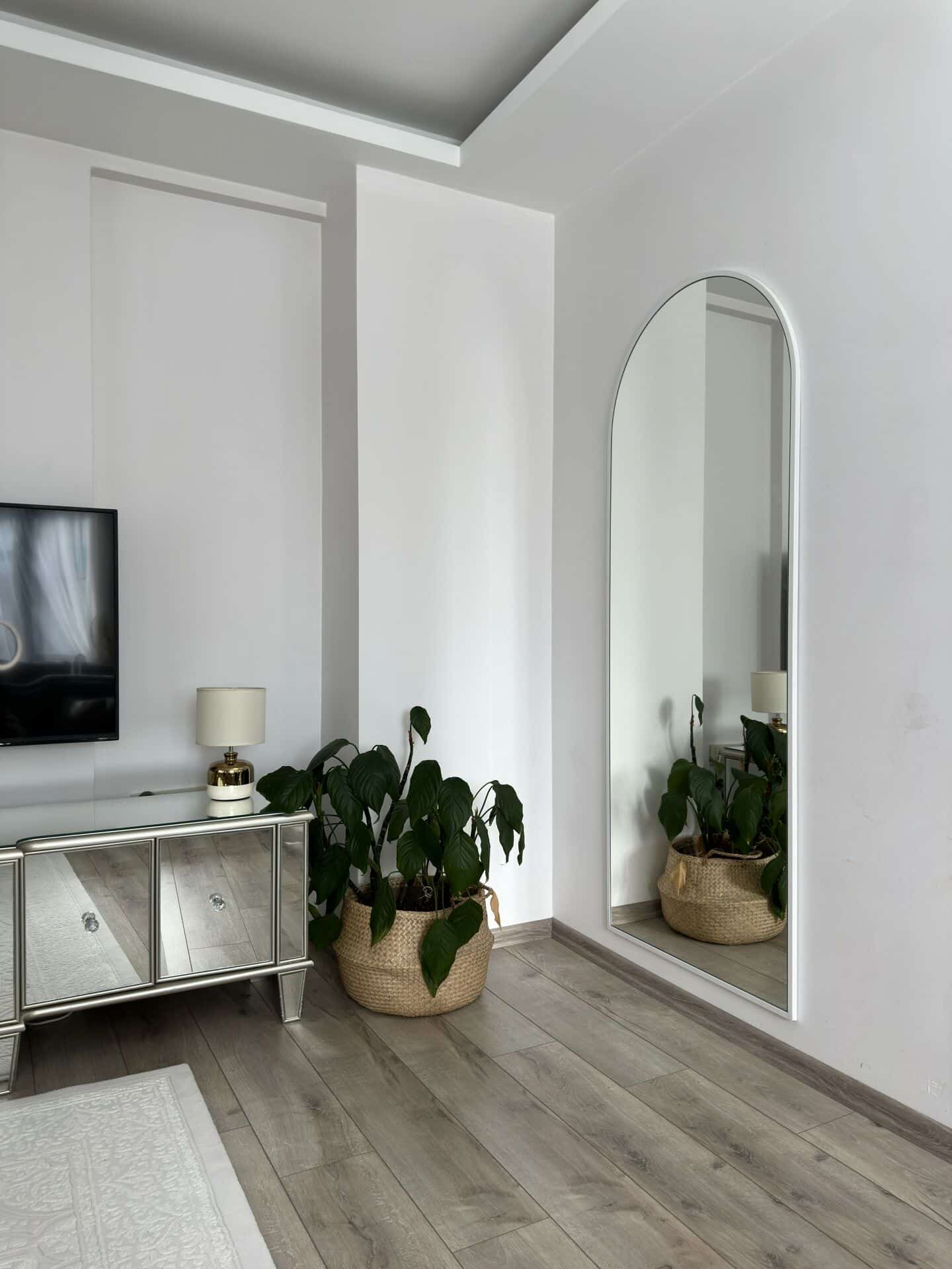 Ovaler Standspiegel in 3 Farben | 180×80 cm