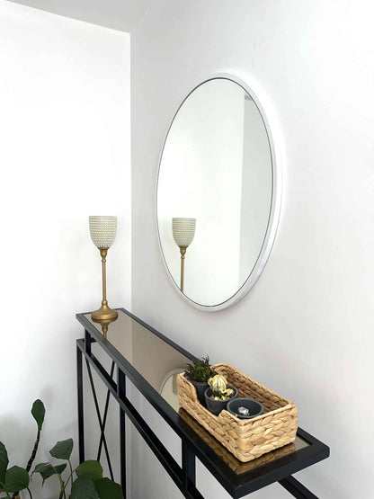 Runder Wandspiegel in 3 Farben, 60 cm