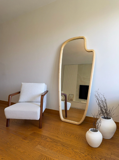 Skandinavischer Massiv Holzspiegel 0103