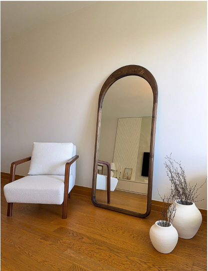 Skandinavischer Massiv Holzspiegel 02