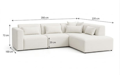 MONT-BLANC Ecksofa